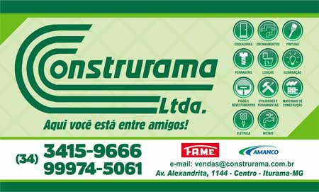 CONSTRURAMA E A PROMOO DE FEVEREIRO CONFIRA! 