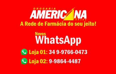 DROGARIA AMERICANA INFORMA NOVO WHATSAPP DE ATENDIMENTO 